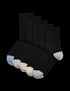 Marks & Spencer "5pk Cotton Rich Soft Top Ankle High Socks"